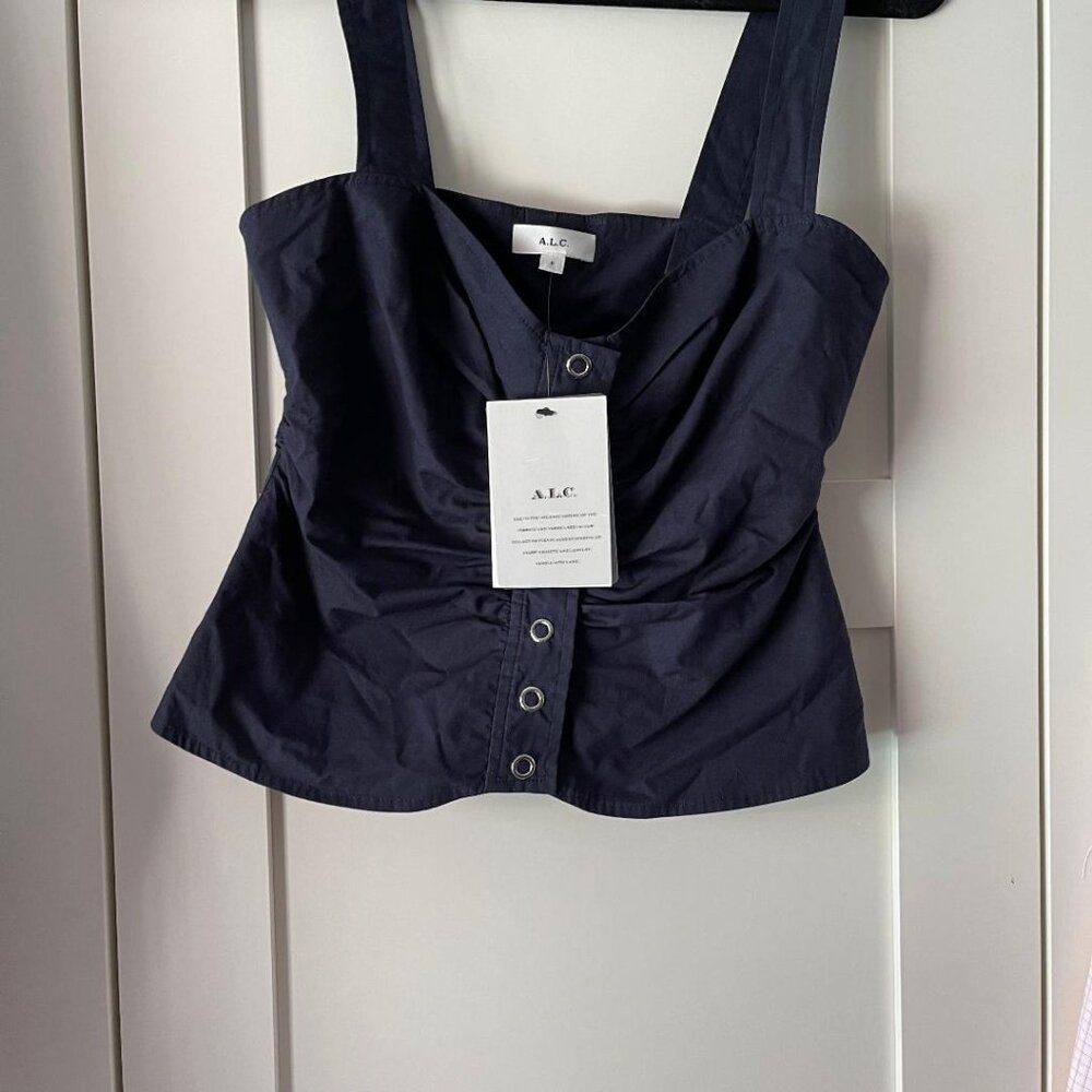 A.L.C. Lilah top tank navy - Picture 4 of 4